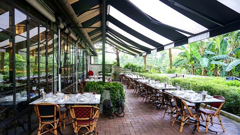 10 great alfresco restaurants in Singapore